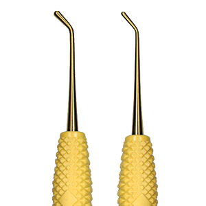 Diese Instrumentenserie verfügt über eine Spezialbeschichtung und vermeidet das Anhaften von Kompositen. Erlauben rasches und effizientes Arbeiten.