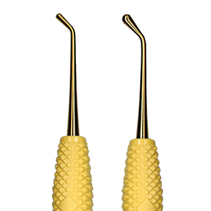 Diese Instrumentenserie verfügt über eine Spezialbeschichtung und vermeidet das Anhaften von Kompositen. Erlauben rasches und effizientes Arbeiten.