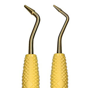 Diese Instrumentenserie verfügt über eine Spezialbeschichtung und vermeidet das Anhaften von Kompositen. Erlauben rasches und effizientes Arbeiten.