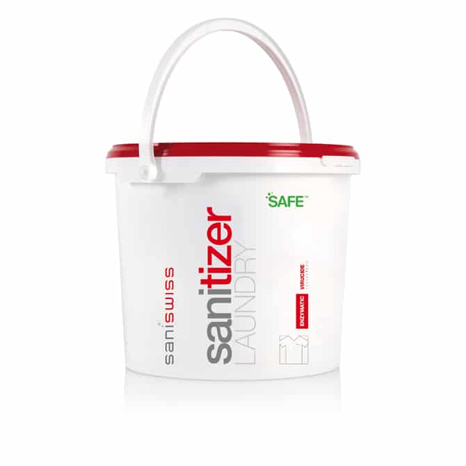 Saniswiss biosanitizer L1 ist ein ökologisches Waschmittel für Textilien mit gleichzeitiger Desinfektionswirkung.