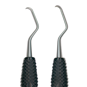 Die Graceys der Modellreihe R001 - R008 wurden speziell für den besseren Zugang zu tiefen Periodontaltaschen designed.